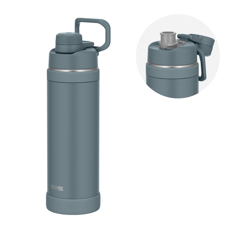 (2/21発売)真空断熱スポーツボトル FJU-1001 グレーネイビー(GNV)