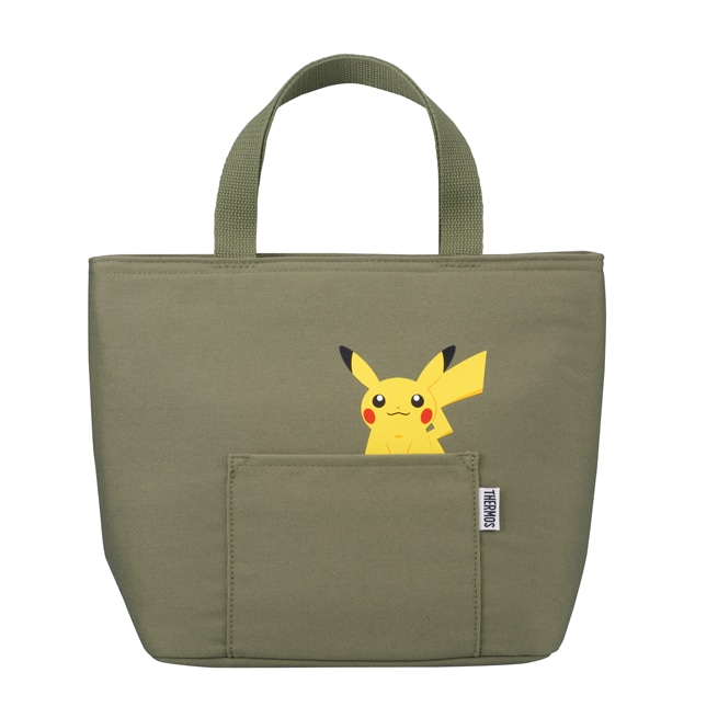 保冷ランチバッグ RFR-007PK オリーブブラウン(OBW) ポケモン ピカチュウ