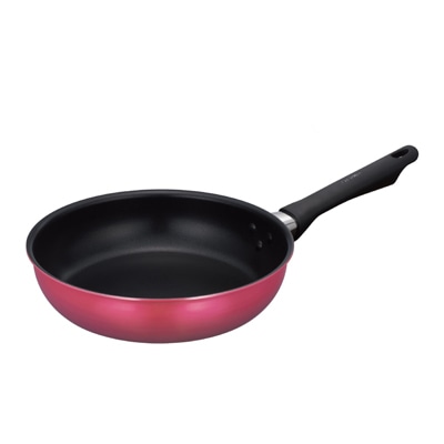 デュラブルシリーズフライパン24cm KFG-024 ワインレッド(WNR) ※