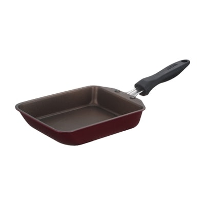 デュラブルシリーズ 玉子焼きフライパン KFH-013E レッド(R)