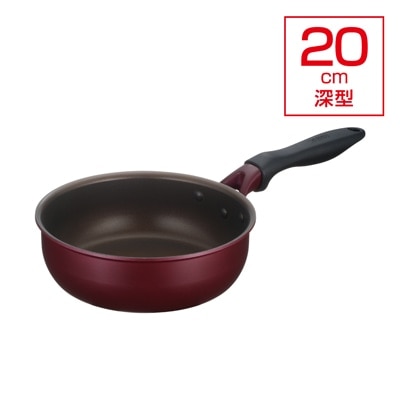 デュラブルシリーズ 炒め鍋 KFH-020D レッド(R) ※