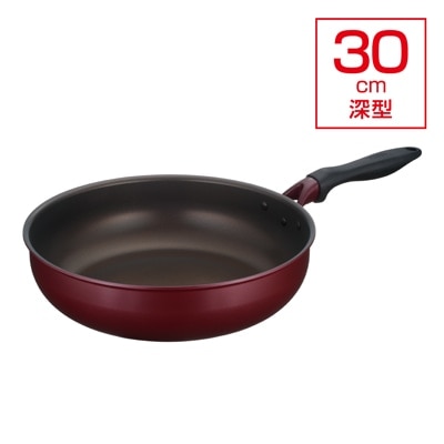 デュラブルシリーズ 炒め鍋 KFH-030D レッド(R)