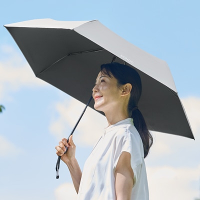 (3/6発売)COOL遮熱 日傘 軽量タイプ シルバー