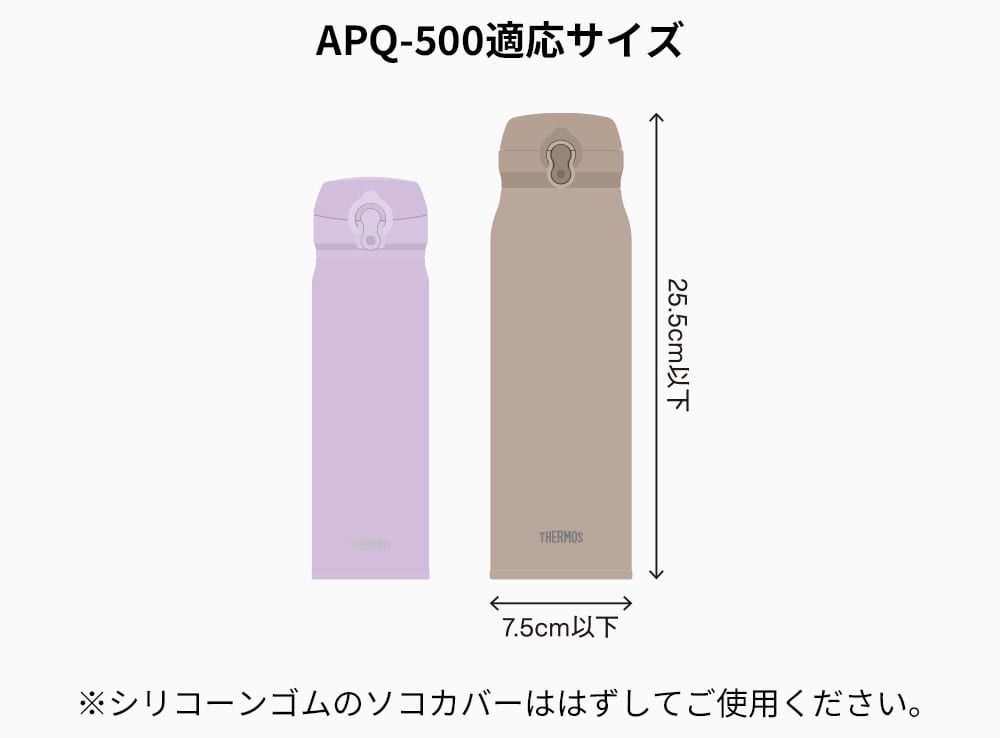 APQ-500 適応サイズ