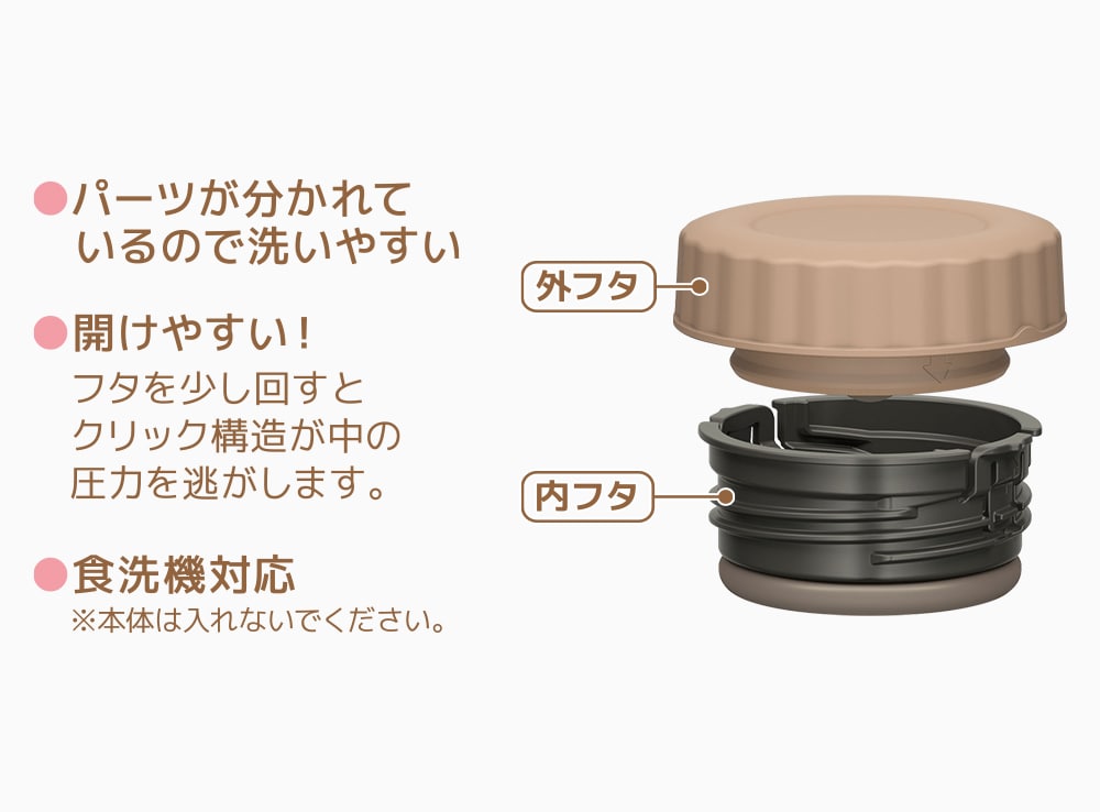 お手入れカンタン