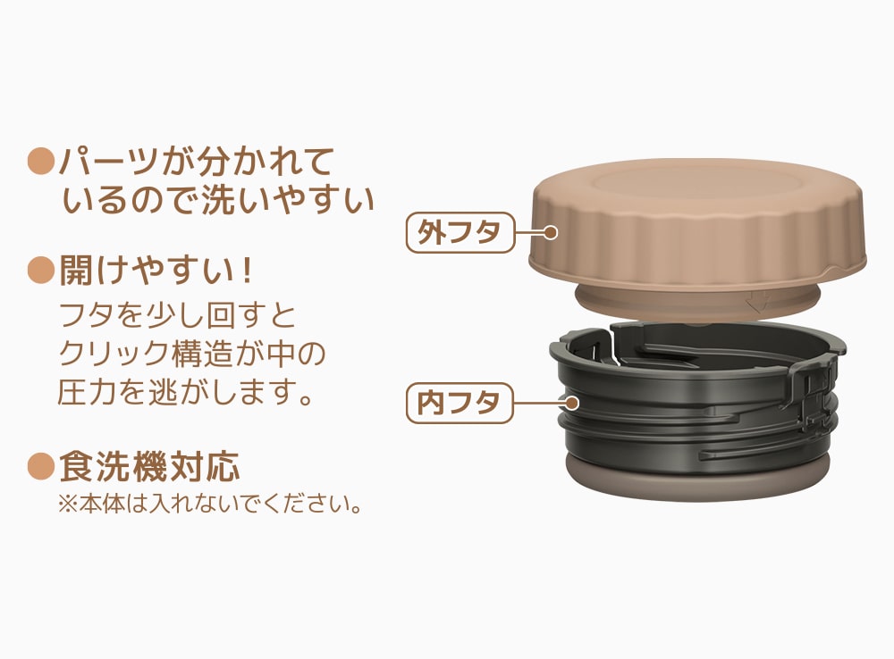 お手入れカンタン