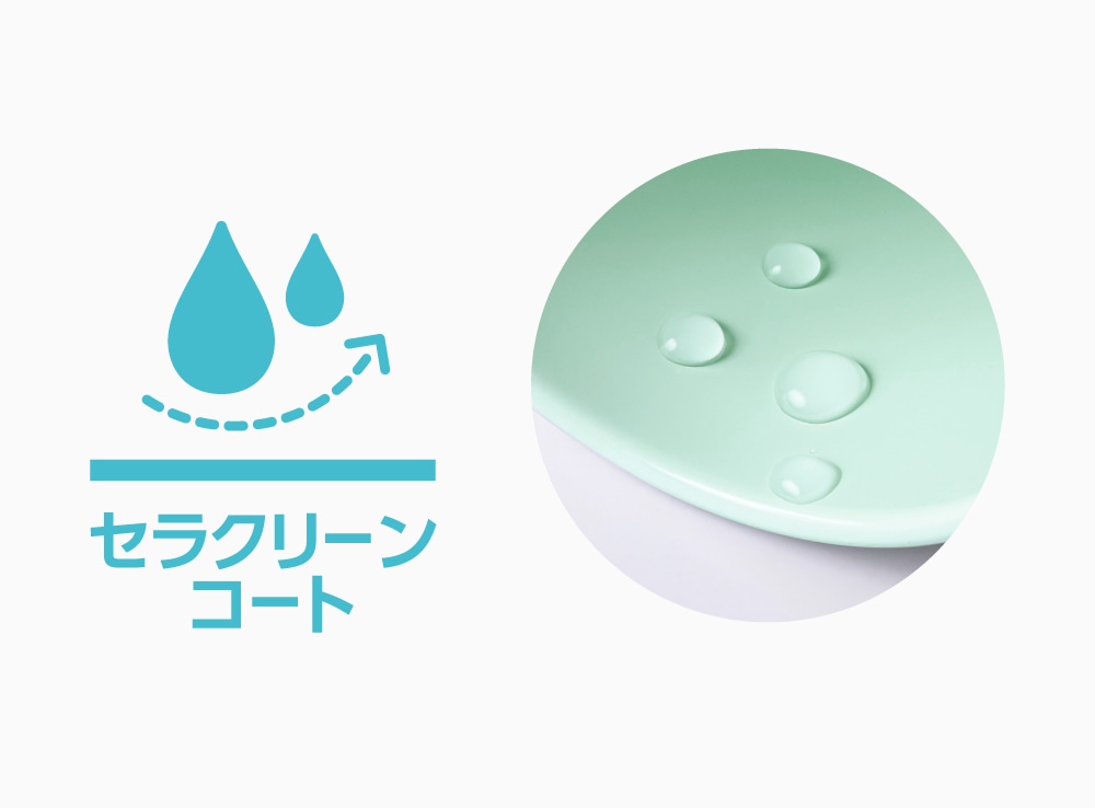 セラクリーンコート採用(内側)