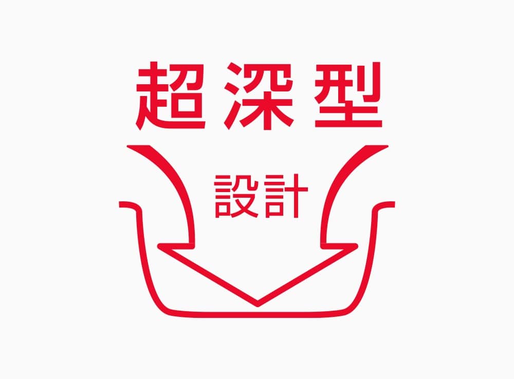 便利な超深型設計