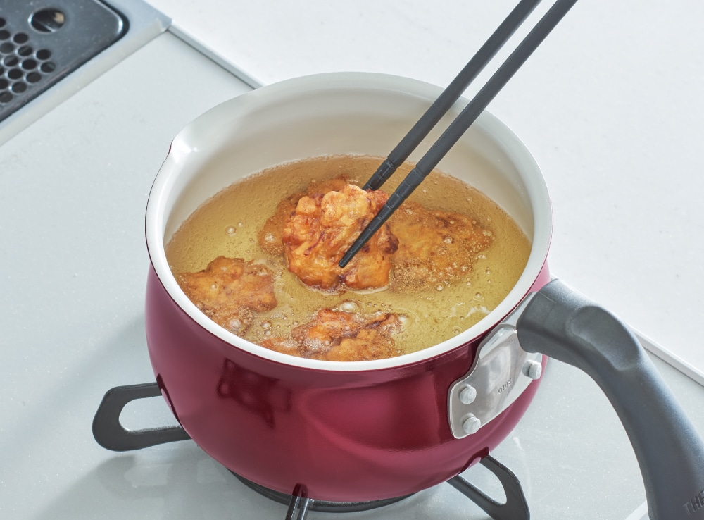 食材の色が確認しやすい