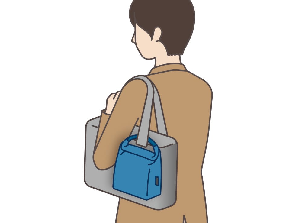 お弁当を持ち運ぶサブバッグに