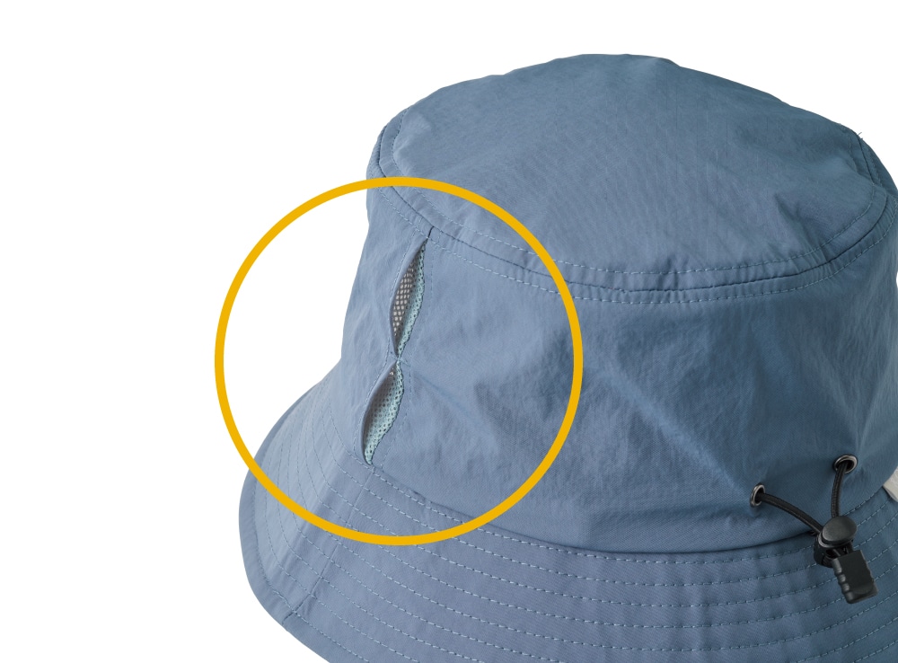 湿気を逃すベンチレーション仕様