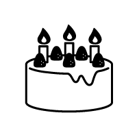 誕生日ケーキ