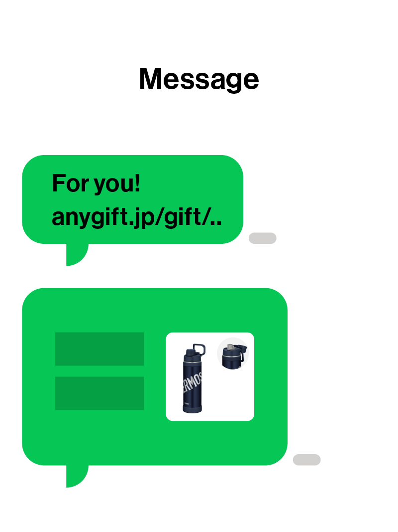 eギフトURLが届く